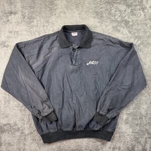 Vintage Jetco Long Sleeve Shirt Sweatshirt USA Made Mens L Pullover Collared